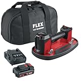 Flex Akku-Vakuumheber VLP Grabo + Akku 2.5 Ah + Ladegerät CA 18.0-LD (schwarz, rot, Akku-Vakuumheber 18 V + Akku 2,5 Ah mit Ladegerät und Akku-Pack 18 V mit integriertem Entladeschutz) 534509