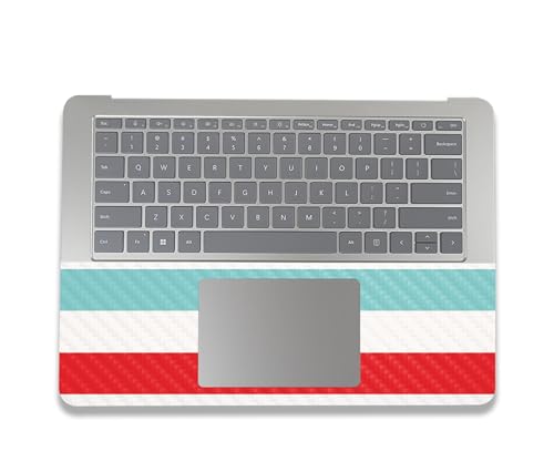 Image of MightySkins Carbon Fiber Skin Compatible with Microsoft Surface Laptop Studio 2 (2023) Full Wrap Kit - Sailor Stripes | Protective Durable Textured Carbon Fiber Finish | Made in The USA