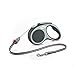 Flexi Vario  Retractable Dog Leash (Cord), 16 ft, Small, Anthracite
