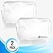 Born to Accessorize TSA-Approved Toiletry Bag 2 Pack - Zip Through Airport Security Check w/Ease