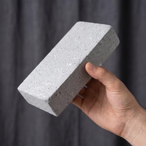 TEHAUX 5PCS Lifelike Foam Brick Props, Soft Fake Brick Block Artificial - 3