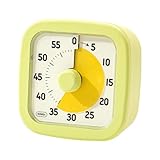 Visual Timer for Kids,Time Timer Home - 60 Minute Kids Visual Timer, Timer for Classroom Home Office, Countdown Clock for Teaching Work Meeting, Pomodoro Timer for Time Management (Avocado Green)