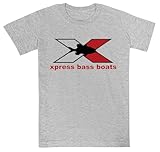 Xpress Bass Boats Camiseta De Manga Corta Gris Kids tee