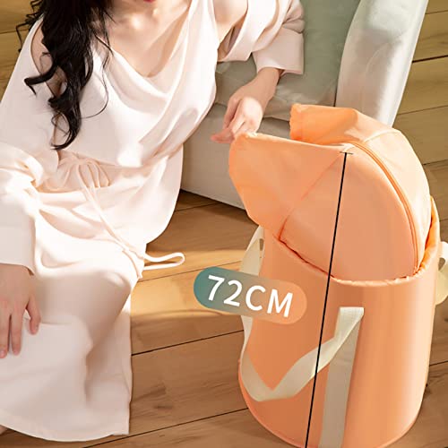 Cubeta Plegable para Remojar Pies 72x32 cm Naranja miniatura 4