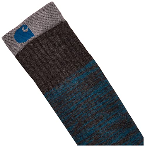 Carhartt Womens Knee High With Outdoor Scene Casual Sock, Charcoal Heather, Shoe Size 5-12 Us #TOP1