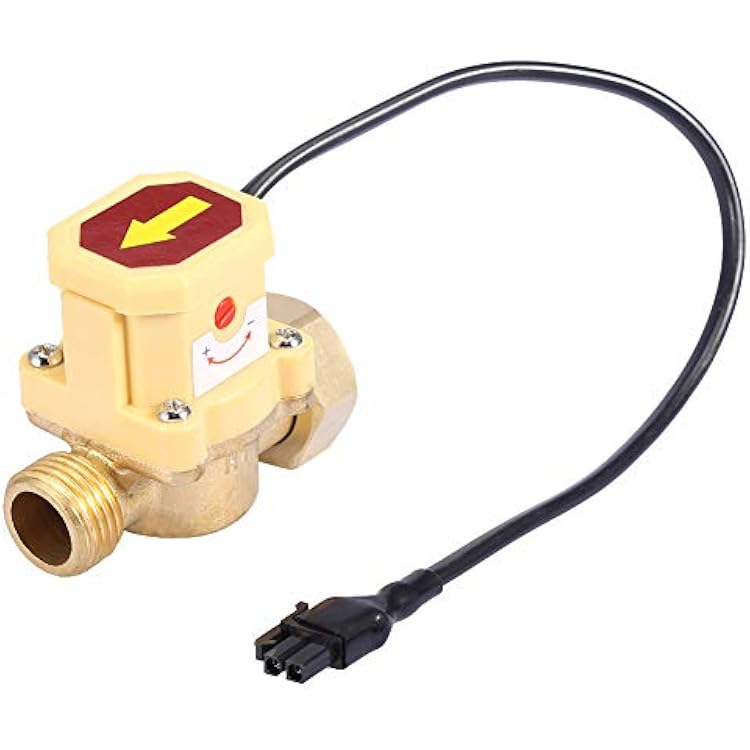 Water Flow Switch, G3/4-G1/2 Thread Water Pump Adjustable Flow Sensor Pressure Automatic Control Switch 220V