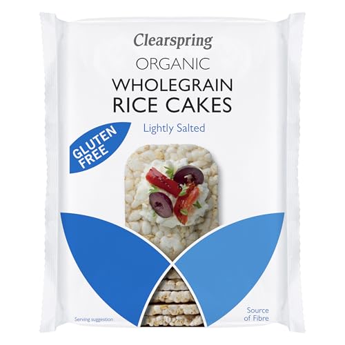 Clearspring Organic Rice Cakes - Lightly Salted 130g Gluten Free