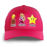 Humoristische Kappe der Marke Okiwoki (französische Marke, spezialisiert auf Parodie), die eine stilvolle und humorvolle Parodie auf Mario - Women und Money and Power von Super Mario darstellt