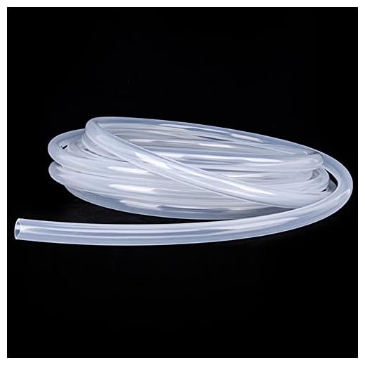 PULACO Plastic Tubing ID/OD 7x10mm (0.3in/0.4in) 16FT for Aquarium, Garden, Pond, Water cooling, Industrial Machine