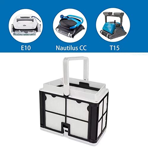 Fiitzn Ultra Fine Filtration Basket Compatible with Dolphin Robotic Pool Cleaners: S50, Active 15, Echo, Nautilus CC, Encore, E10, E20, Proteus DX3,Solo, Advantage.Maytronics Part Number: 9991460-R1 by Fiitzn - Image 2