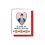 Stranger Things Eleven Waffles Card