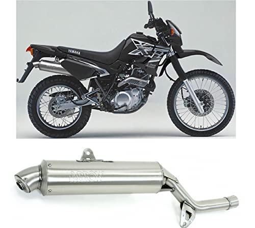 arrow 72034pd, terminale race paris dacar inox, compatibile con moto yamaha xt 600 e 1995 1996 1997 1998 1999 2000 2001 mototopgun