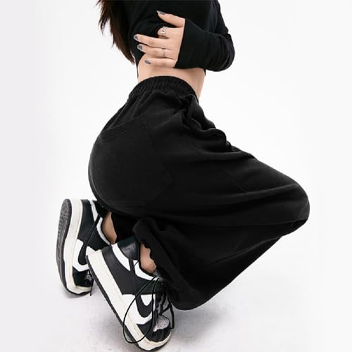 Womens Wide Leg Sweatpants Casual Loose Yoga Pants Comfy Lounge Joggers Baggy Sweatpants Pockets2