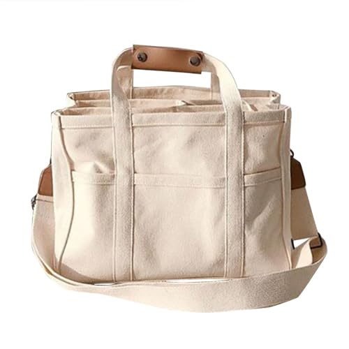 Sac à bandoulière en toile transparent grand format pour le shopping urbain