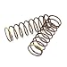 TEKNO RC LLC Shock Spring Set Rr 1.3x9.875 2.82lb in 63mm, Yellow, TKR7245