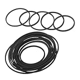 ibasenice 40 Stück Kassettenriemen 1mm Quadratisch Gummi Für Kassettenrekorder Videogeräte Und DVD Laufwerke Ersatz Kassettenspieler Gürtel Zur Reparatur Und Wartung