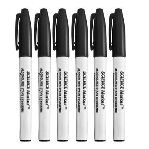 SM-1B-6, Science-Marker Alcohol-Resistant Cryogenic Marker (7 Packs of 6 pcs)