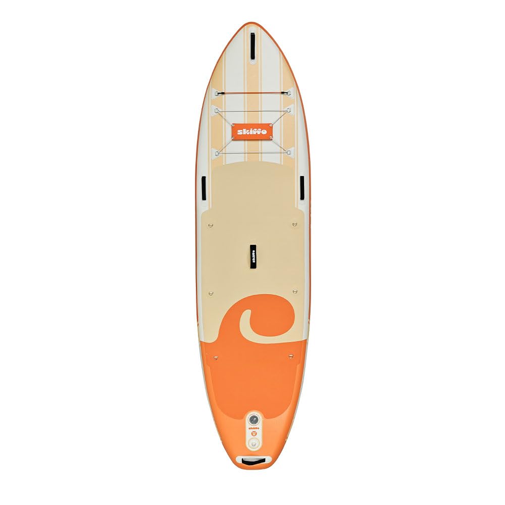 Skiffo Rivage 11' – Sup Gonflable 2-en-1 Kayak Complet - 335x86x15cm - Max 160 kg - Stable & Polyvalent - Design Unique