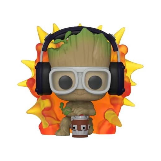 Funko Pop! Marvel: Guardians of The Galaxy - Groot with Detonator - Groot Shorts - Figura de Vinilo Coleccionable - Idea de Regalo- Mercancia Oficial - Juguetes para Niños y Adultos - TV Fans