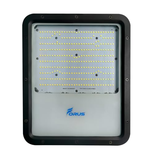 Image of Forus 250W LED Flood Light Outdoor, IP67 Waterproof Wall Mounted Outside Light, High Bright Daylight White LED Flood Light for Parking, Society, Industrial & Flood Lighting with 4 Years Warranty -1 Pc