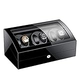 Reloj de pared SE ADAPTA A LA MAYORÍA DE LOS RELOJES: No importa el tamaño pequeño de las mujeres o el reloj de gran tamaño para hombres, la caja enrolladora automática del reloj mecánico es capaz de sostenerlo.