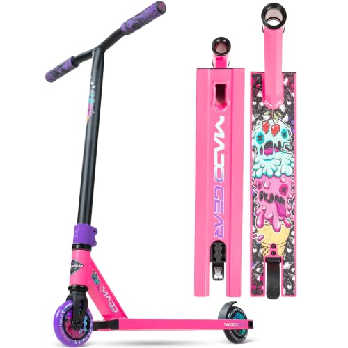 Image of Madd Gear Pro Stunt Trick Scooter for Kids Ages 5-12 - Lightweight Durable Freestyle Kick Scooter for Skatepark and Street - Easy Assembly - MG2