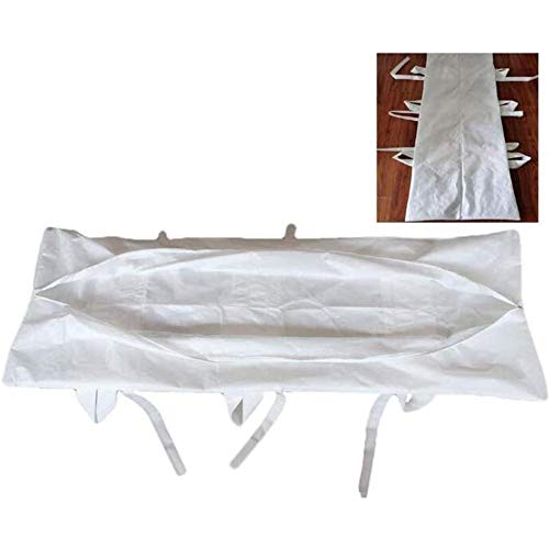 HyXia Sacchetti di Cadavere Borsa per Il Corpo Monouso Morto Body Bag Sacca Impermeabile E Sterilizzante per Il Corpo Borsa per Cadavere Non Tessuto 82×31inchs