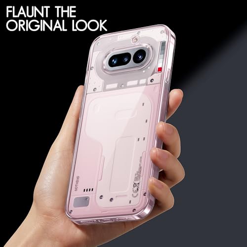 Image of TheGiftKart Ultra-Hybrid Crystal Clear Back Case Cover for Nothing Phone 4a 5G | Shockproof Design | Hard Back Cover Case for Nothing Phone 4a 5G (PC & TPU, Transparent)