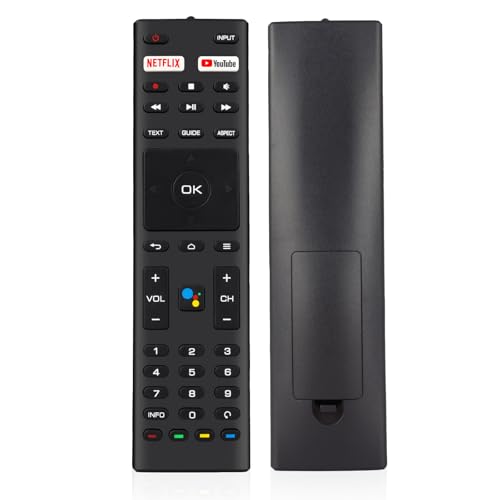 RM-C3329 Remote Control for JVC Konka 4K Android TV Remote - Replace Konka JVC TV Models 32H31A 40H33A 43U55A 50Q75A 50U55A 55Q75A 55U55A 65Q75A 65U55A 75Q75A 75U55A