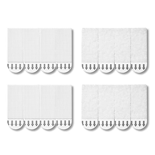 Image of MOVELYST 36-Pairs(72 Strips) Small Picture Hanging Strips, Removable Hook and Loop Tape, Waterproof Adhesive Strips for Frame Hanging, Heavy Duty
