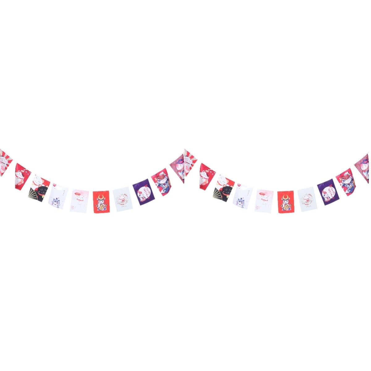 Drapeau en tissu de style Kisangel décoration intérieure bannière coupe-vent