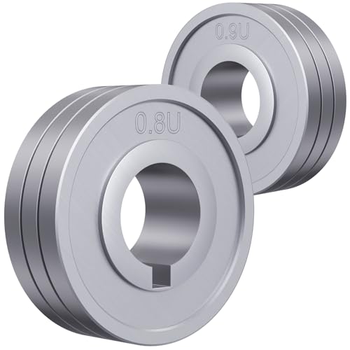ARCCPATAIN Wire Feeding Wheel with 0.8-0.9mm U-shape, Suitable for Aluminum Welding Wire and Flux Core Welding Wire MIG MAG Welding Machine