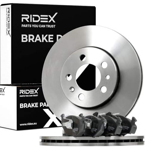 RIDEX Bremsenset Vorne 256mm Bremsscheiben und Bremsbeläge Kompatibel mit VW