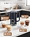 SIMPLETASTE Milk Frother, 4-in-1 Electric Milk Steamer with LED Touch Screen, Automatic Warm and Cold Foam Maker and Milk Warmer for Latte, Cappuccinos, Macchiato