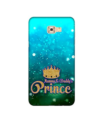 Image of Amazon Brand - Solimo Designer Mummy & Daddy's Prince 3D Printed Hard Back Case Mobile Cover for Samsung Galaxy C7 Pro