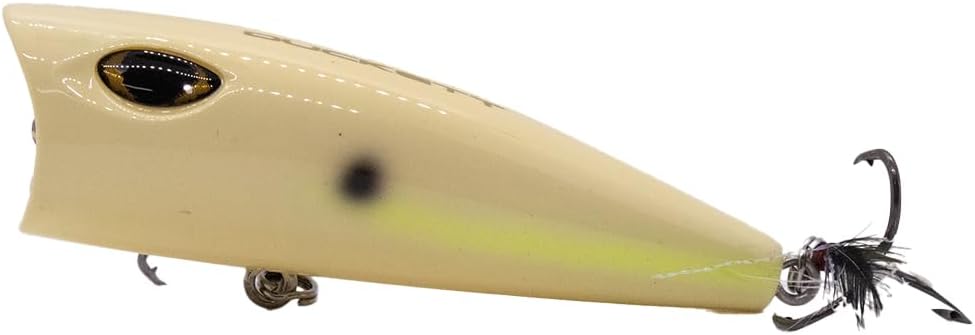 Duckett Fishing BD60 Topwater Popper, High-Performance Lure for Explosive Bass Strikes and Surface Action