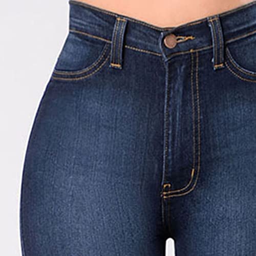 Women's Floral Embroidered Denim Pants Waisted Stretch Slim Skinny Jeans Sexy Button Fly Pencil Jean Trousers3