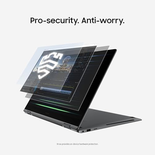 Samsung 16” Galaxy Book5 Pro 360 Copilot+ PC, AI Business Laptop, Windows 11 Pro, Intel Core Ultra 7 Processor 258V, 3K AMOLED Touchscreen, 32GB / 1TB, 120HZ, 2025 Model NP964QHA-KG2US, Gray — view 6