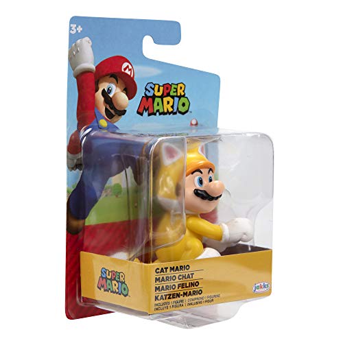 World Of Nintendo 91424 2.5" Cat Mario Action Figure #TOP6