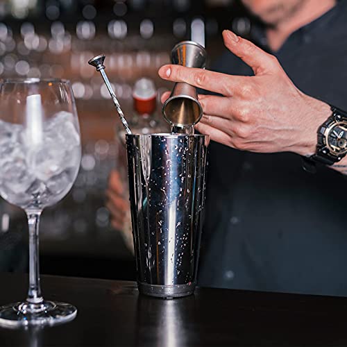 Cocktail Jigger For Bartending - Japanese Double Sided Jigger With Measurements Inside, 2 Oz 1 Oz Stainless Steel Measuring Jigger #TOP3