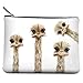 Studio Oh! Small Zippered Pouch Available in 6 Designs, Rachel Brown Ostrich Family Reunion