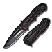 Smith & Wesson Black Ops SWBLOP3R 7.7in S.S. Assisted Opening Knife with 3.4in Drop Point Blade and Aluminum Handle for Outdoor, Tactical, Survival and EDC