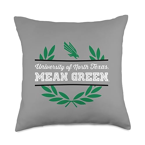 North Texas Mean Green | NCAA University of Merch | 1709EL09 Throw Pillow
