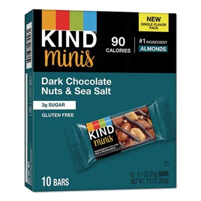 KIND Minis Dark Chocolate Nuts Sea Salt (Pack of 2)