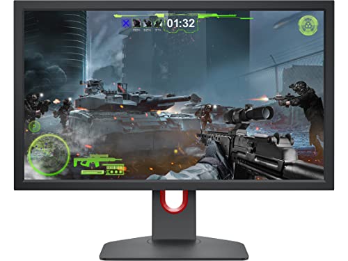 BenQ Zowie XL2411K 24-Inch 144Hz Gaming Monitor | 1080P | Smaller Base | Ergonomic Stand | XL Setting to Share | Customizable Quick Menu | DyAc | 120Hz Compatible for PS5 and Xbox Series X