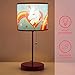 Idea Nuova JoJo Siwa Unicorn Stick Table Kids Lamp Metal with Pull Chain, Themed Printed Decorative Shade