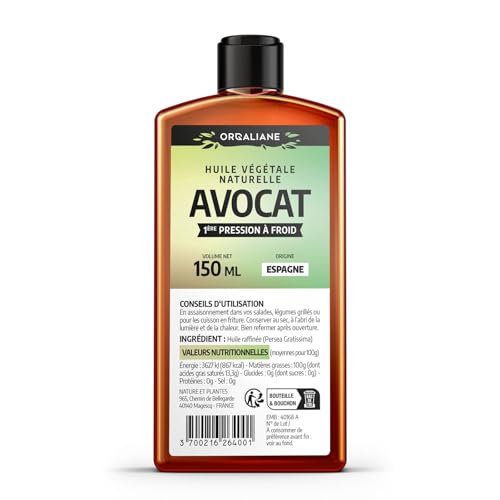 Huile végétale d'Avocat 150 ml - 100% pure -...