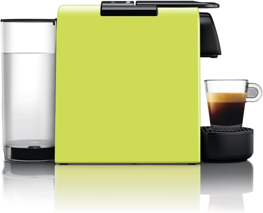 Nespresso Essenza Mini EN85.R, Macchina da caffè di DeLonghi, Sistema Capsule Nespresso, Serbatoio acqua 0.6L, Ruby Red