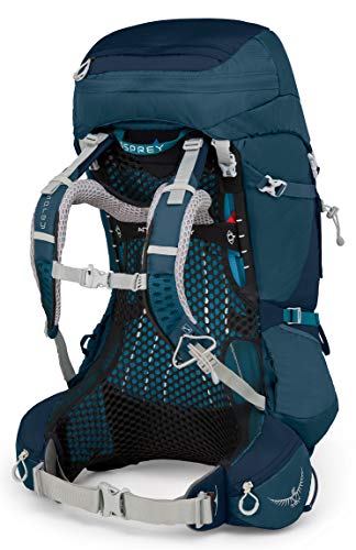 Osprey Aura Ag 50 Women's Backpacking Backpack , Challenger Blue, Small #TOP1