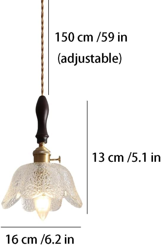 Lámpara de araña de cristal y madera para crear un hogar cálido 7